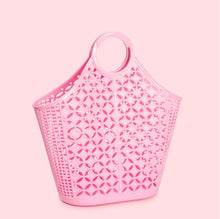 Load image into Gallery viewer, Mid Century Inspired Atomic Tote Bag Bubblegum Pink
