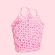 Load image into Gallery viewer, Mid Century Inspired Atomic Tote Bag Bubblegum Pink
