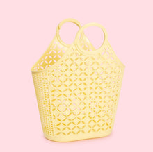 Load image into Gallery viewer, Mid Century Inspired Atomic Tote Bag Yellow
