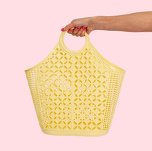 Load image into Gallery viewer, Mid Century Inspired Atomic Tote Bag Yellow
