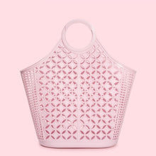 Load image into Gallery viewer, Mid Century Inspired Atomic Tote Bag Pink
