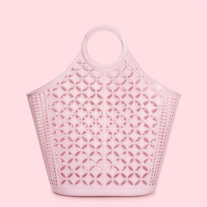 Mid Century Inspired Atomic Tote Bag Pink
