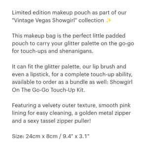 Dafna Beauty Showgirl On The Go-Go Makeup Pouch