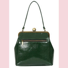 Load image into Gallery viewer, Banned Doris 1940s Handbag Green
