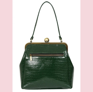 Banned Doris 1940s Handbag Green