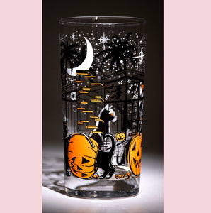 Atomic Drinkware Pumpkin Prowlers Highball Collins Cocktail Glass