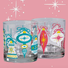 Load image into Gallery viewer, Atomic Drinkware Retro Ornaments Old Fashioned Rocks Cocktail Glass
