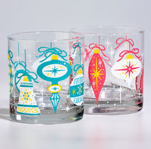 Load image into Gallery viewer, Atomic Drinkware Retro Ornaments Old Fashioned Rocks Cocktail Glass
