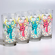 Load image into Gallery viewer, Atomic Drinkware Retro Reindeer Collins Highball Cocktail Glass
