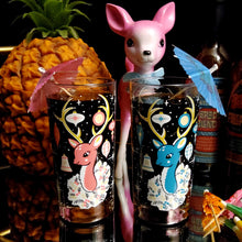 Load image into Gallery viewer, Atomic Drinkware Retro Reindeer Collins Highball Cocktail Glass
