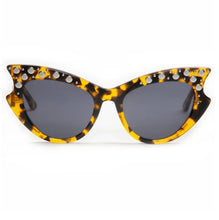 Load image into Gallery viewer, Lux de Ville Vamp Sunglasses Tortoise
