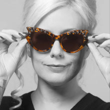 Load image into Gallery viewer, Lux de Ville Vamp Sunglasses Tortoise
