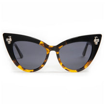 Load image into Gallery viewer, Lux de Ville Queen Bee Sunglasses With Skulls Black &amp; Tortoise
