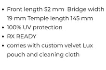 Load image into Gallery viewer, Lux de Ville Vamp Sunglasses Tortoise

