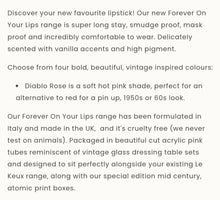 Load image into Gallery viewer, Le Keux Cosmetics Forever On Your Lips Diablo Rose Liquid Lipstick
