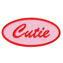 Load image into Gallery viewer, 50s Diner Name Tag Patch Cutie
