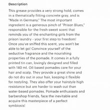 Load image into Gallery viewer, Rumble 59 Schmiere Rock Hard Oil Based Pomade Prison

