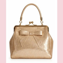 Load image into Gallery viewer, Banned American Vintage 1950s Sparkly Handbag Gold
