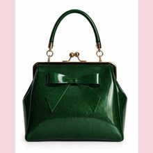 Load image into Gallery viewer, Banned American Vintage 1950s Sparkly Handbag Green
