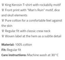 Load image into Gallery viewer, King Kerosin Man's Ruin Men's Tee
