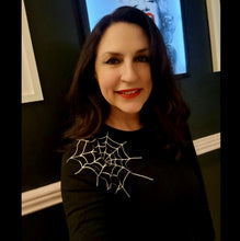 Load image into Gallery viewer, Banned 1940s Style Spider Web Sweater
