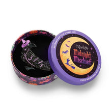 Load image into Gallery viewer, Erstwilder Midnight Mischief Flirt &amp; Flutter Acrylic Brooch
