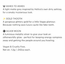 Load image into Gallery viewer, Dafna Beauty &amp; Hellvis 'til death' Eyeshadow Palette

