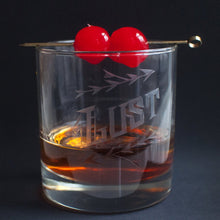 Load image into Gallery viewer, Set Of Seven Deadly Sins Old Fashioned Rocks Cocktail Glasses
