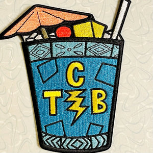 Taking Care Of Business Elvis Cocktail Embroidered Patch