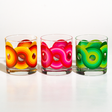 Load image into Gallery viewer, Atomic Drinkware &amp; 70s House Manchester Yootha Old Fashioned Rocks Cocktail Glass Green
