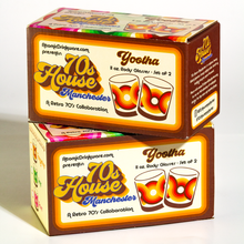 Load image into Gallery viewer, Atomic Drinkware &amp; 70s House Manchester Yootha Old Fashioned Rocks Cocktail Glass Green
