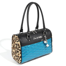 Load image into Gallery viewer, Lux de Ville Villain Blue Atomic Handbag
