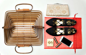 Lucky Lou Bamboo Cage Purse