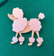 Load image into Gallery viewer, Pink French Poodle Brooch
