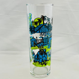 Last Call! Zombie Tiki Collins Cocktail Glass