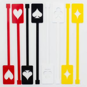 Card Suits Swizzle Stix