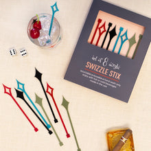 Load image into Gallery viewer, Mid Century Starlight Diamond Swizzle Stix
