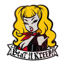 Load image into Gallery viewer, Beat It Kreep! Traci Lords Enamel Pin
