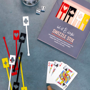 Card Suits Swizzle Stix