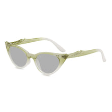 Load image into Gallery viewer, Retropeepers Betty Cat Eye Sunglasses Graduated Sage Green
