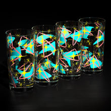 Load image into Gallery viewer, Atomic Drinkware Cosmic Stardust Collins Highball Cocktail Glass
