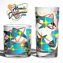 Load image into Gallery viewer, Atomic Drinkware Cosmic Stardust Collins Highball Cocktail Glass
