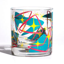 Load image into Gallery viewer, Atomic Drinkware Cosmic Stardust Old Fashioned Rocks Cocktail Glass
