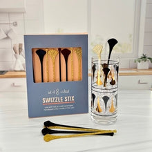 Load image into Gallery viewer, Mid Century Dart Design Swizzle Stix
