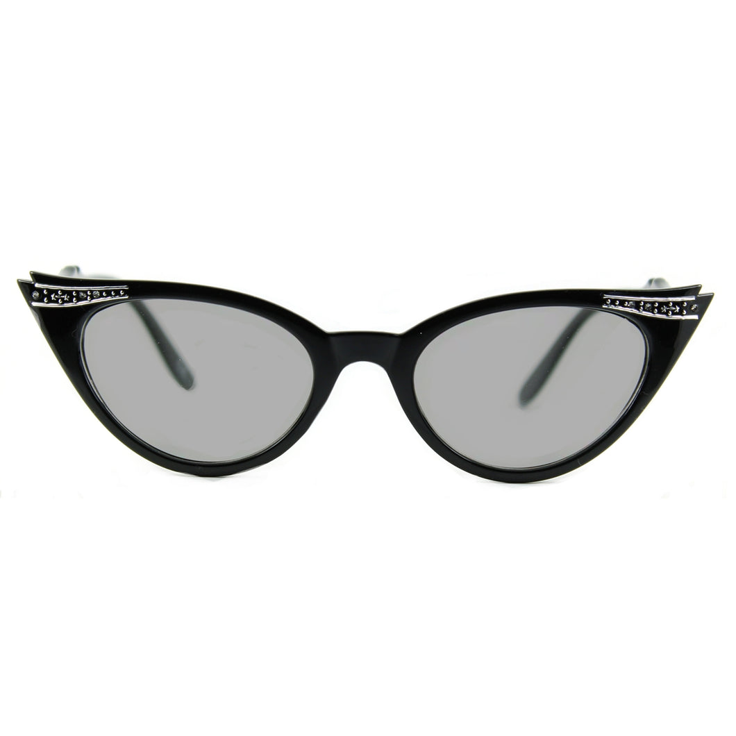 Retropeepers Betty Cat Eye Sunglasses Black