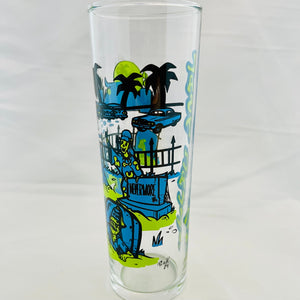 Last Call! Zombie Tiki Collins Cocktail Glass