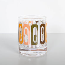 Load image into Gallery viewer, Mid Century Tiki Style Old Fashioned Rocks Cocktail Cocktail Glass
