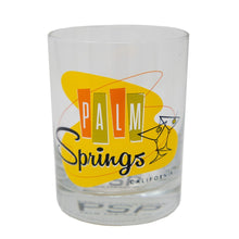 Load image into Gallery viewer, Palm Springs Old Fashioned Rocks Cocktail Glass Yellow/Orange
