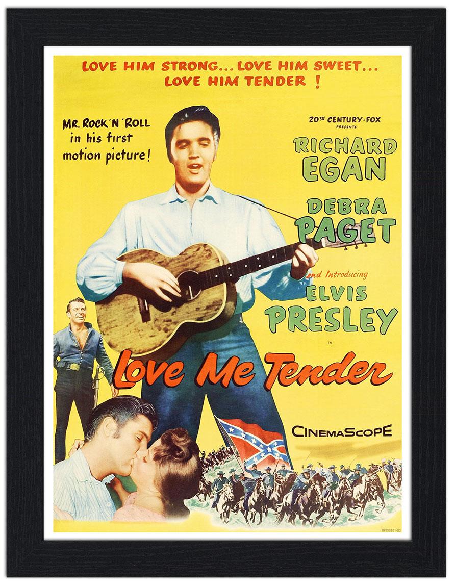 Elvis Presley Love Me Tender Movie Poster 30x40 Unframed Art Print