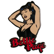 Load image into Gallery viewer, Bettie Page Enamel Pin
